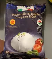 Mängden socker i Mozzarella di Bufala Campana