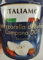 Mängden socker i Mozzarella di bufala campana DOP