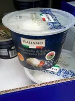Mängden socker i Mozzarella di bufala Campana dop