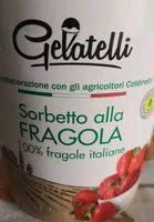 Mängden socker i sorbetto alla fragola