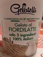 Mängden socker i Gelato fiordilatte