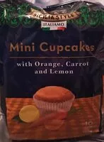 Mängden socker i Mini Cupcakes with Orange, Carrot and Lemon