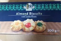 Mängden socker i Almond biscuits