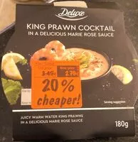 Mängden socker i King prawn cocktail