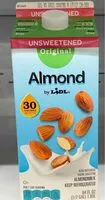 Mängden socker i Unsweetened almond milk