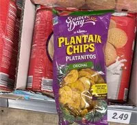 Mängden socker i Plantain chips