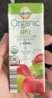 Mängden socker i Organic apple juice