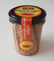 Mängden socker i Filetti di tonno all'olio d'oliva