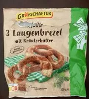Mängden socker i Laugenbrezel mit Kräuterbutter