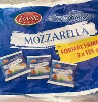 Mängden socker i Mozarella