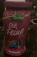 Mängden socker i Die Feine Waldfrucht