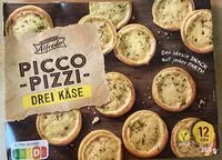 Mängden socker i Picco-Pizzi Drei Käse
