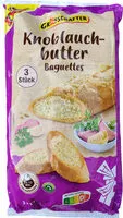 Mängden socker i Grafschafter 3 Knoblauchbutter Baguettes