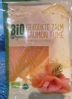 Mängden socker i Bio-Räucherlachs, trockengesalzen, in Scheiben geschnitten