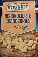 Mängden socker i schokolierte Cranberries