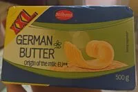 Mängden socker i German Butter
