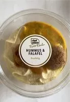 Mängden socker i Hummus falafel vegan