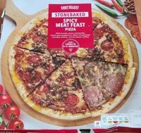 Mängden socker i Spicy Meatfeast Pizza
