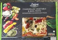 Mängden socker i Chargrilled vegetable and basil pesto woodfired sourdough pizza