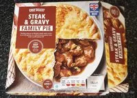 Mängden socker i Steak and Gravy family pie