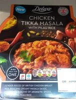 Mängden socker i Chicken Tikka Masala with pilau rice