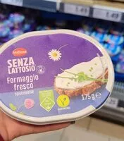 Mängden socker i Formaggio fresco spalmabile