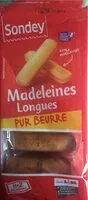 Mängden socker i Madeleines longues Pur beurre