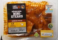 Mängden socker i Hähnchen-Ministeaks Barbecue-Pfeffer