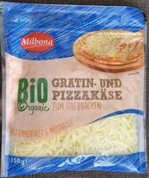 Mängden socker i Gratin- und Pizzakäse