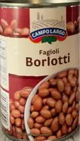 Mängden socker i Fagioli borlotti