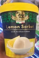 Mängden socker i Lemon sorbet