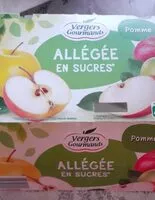 Mängden socker i Vergers Gourmands - Compote de pommes allégée en sucre