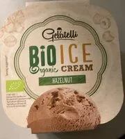 Mängden socker i Bio organic ice cream hazelnut
