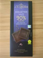 Mängden socker i chocolat noir 90%