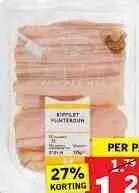 Mängden socker i Kipfilet Flinterdun gesneden