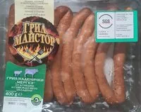 Mängden socker i Грил наденички Мергез от агнешко и говеждо