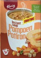 Mängden socker i Instant soup potiron