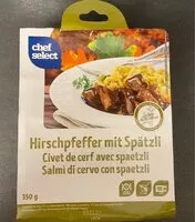 Mängden socker i Civet de cerf avec spaetzli