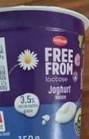 Mängden socker i Nature Joghurt Free From