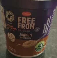 Mängden socker i FREE FROM Joghurt mokka/café