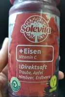 Mängden socker i Direktsaft mit Traube, Apfel, Himbeer, Erdbeere