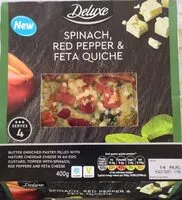 Mängden socker i Spinach, Red paper & Feta Quiche