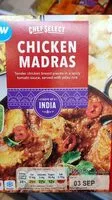 Mängden socker i Chicken madras