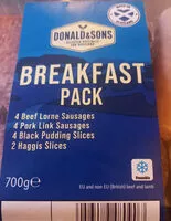 Mängden socker i Breakfast pack