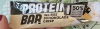 Mängden socker i Protein Bar Weiße Schokolade Crisp
