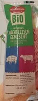 Mängden socker i frisches hackfleisch gemischt