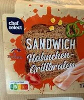 Mängden socker i Sandwich Hähnchen-Grillbraten