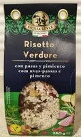 Mängden socker i Risotto Verdure con pasas y pimiento