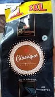Mängden socker i Café dosettes