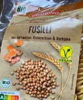 Mängden socker i Fusilli aus Hartweizen, Kichererbsen & Kurkuma